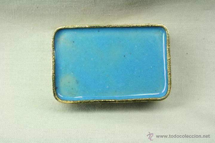 Antig&uuml;edades: Caja grande de esmalte cloisonn&eacute;. - Foto 5