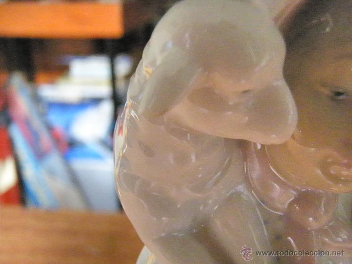 Antig&uuml;edades: FIGURA NAO (LLADRO) PASTORCILLA CON CORDERILLO - Foto 4