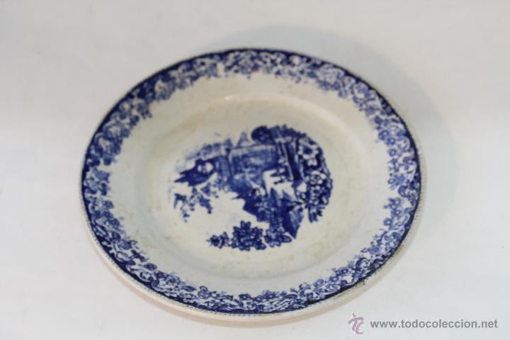 Antig&uuml;edades: PLATO TIPO SARGADELOS - ALVAREZ - Foto 2