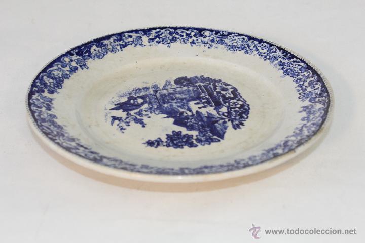Antig&uuml;edades: PLATO TIPO SARGADELOS - ALVAREZ - Foto 3