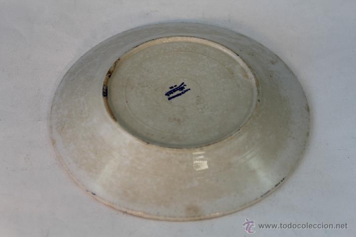 Antig&uuml;edades: PLATO TIPO SARGADELOS - ALVAREZ - Foto 4