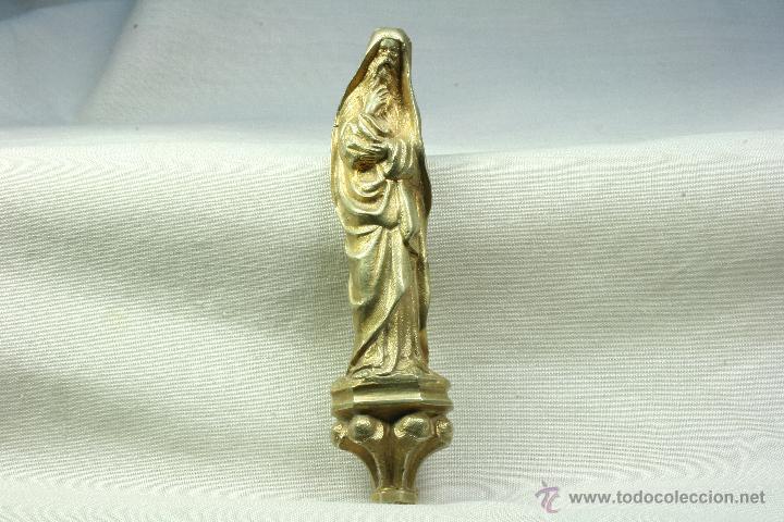 Antig&uuml;edades: Profeta M&eacute;nsula. Figura de bronce. - Foto 1