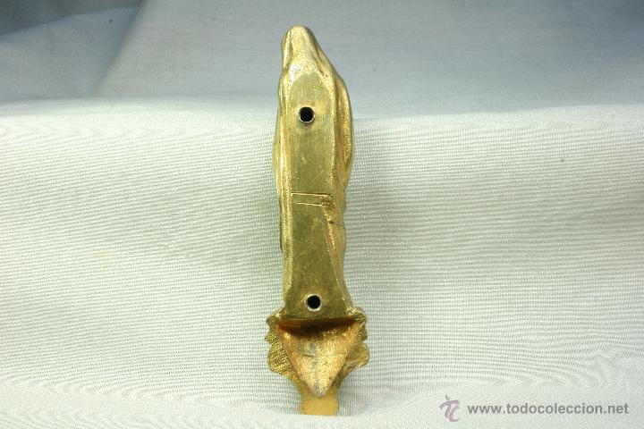 Antig&uuml;edades: Profeta M&eacute;nsula. Figura de bronce. - Foto 2