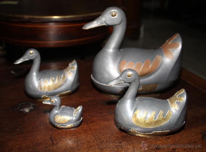 Antig&uuml;edades: CONJUNTO PATOS DECORATIVOS. REF. 5868 - Foto 1