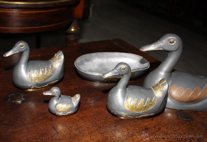Antig&uuml;edades: CONJUNTO PATOS DECORATIVOS. REF. 5868 - Foto 3