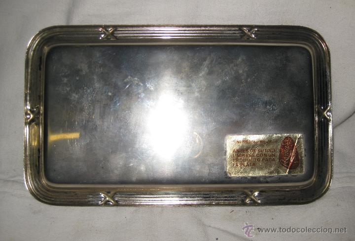 Antig&uuml;edades: BANDEJITA DE PLATA SIN MARCA - Foto 2