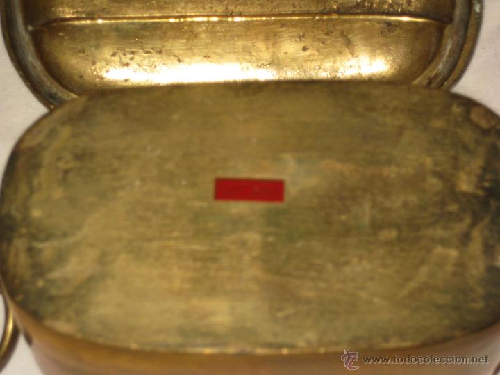 Antig&uuml;edades: CAJA PEQUE&Ntilde;A DE BRONCE DE MARCA BECARA - Foto 3