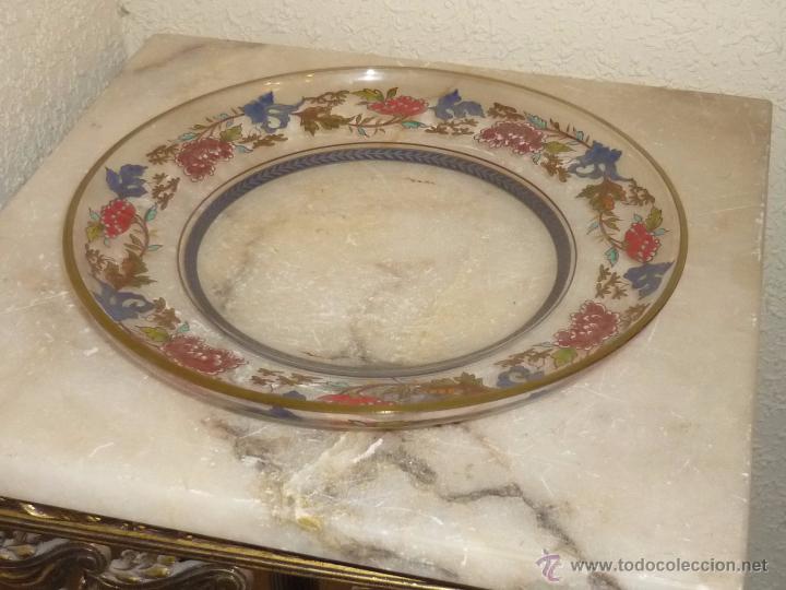 Antig&uuml;edades: Sopera esmaltada, con tapa y plato - Foto 11