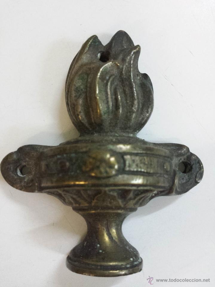 Antig&uuml;edades: Copa de bronce colgar en la pared. s.XIX-XX - Foto 1