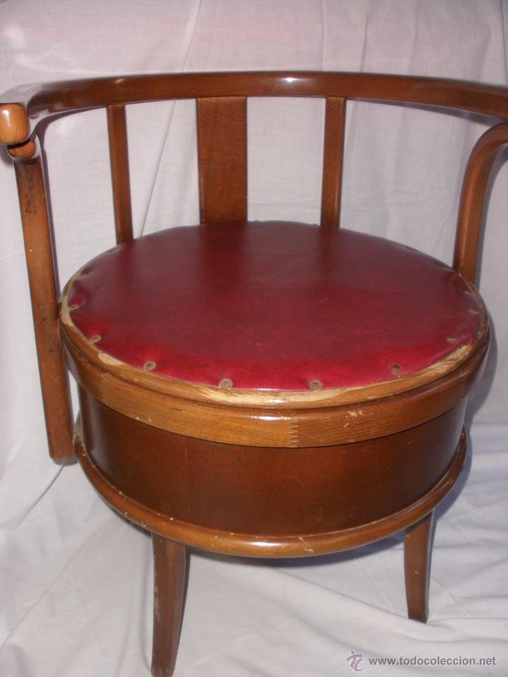 rara y antigua silla skay orinal con sky rojo y - Acheter Chaises anciennes  sur todocoleccion