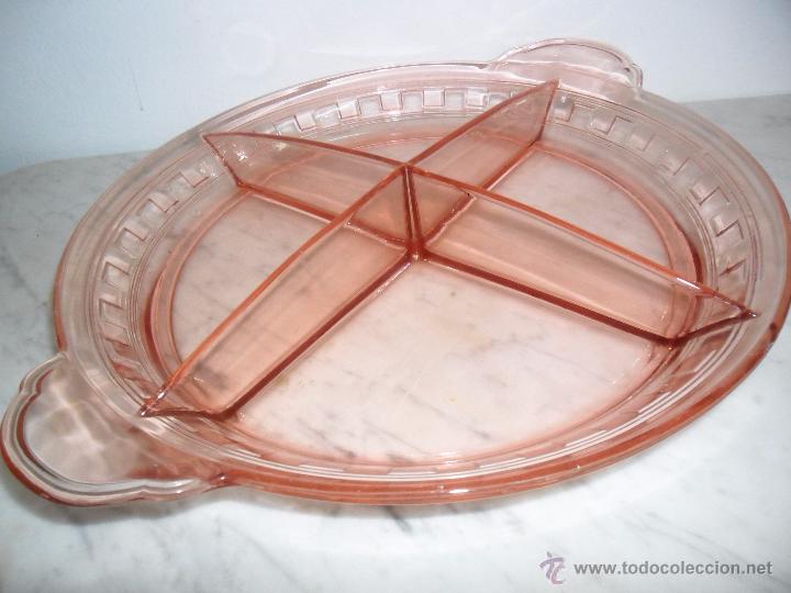 Antig&uuml;edades: Bandeja cristal Art Deco - Foto 1