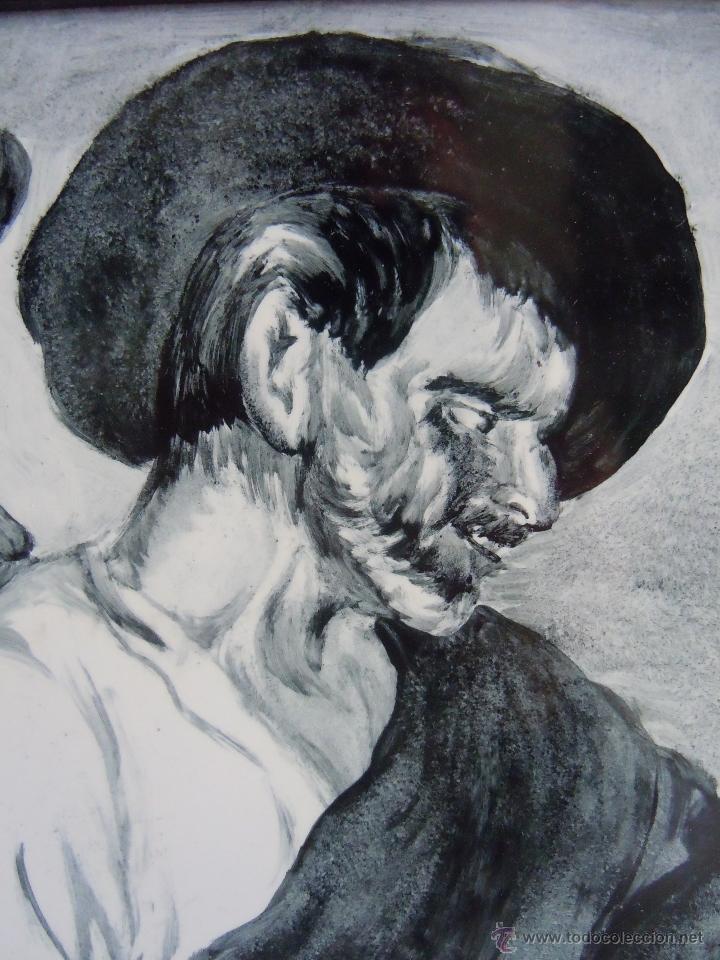 Antig&uuml;edades: ANTIGUO AZULEJO PINTADO A MANO - Foto 3