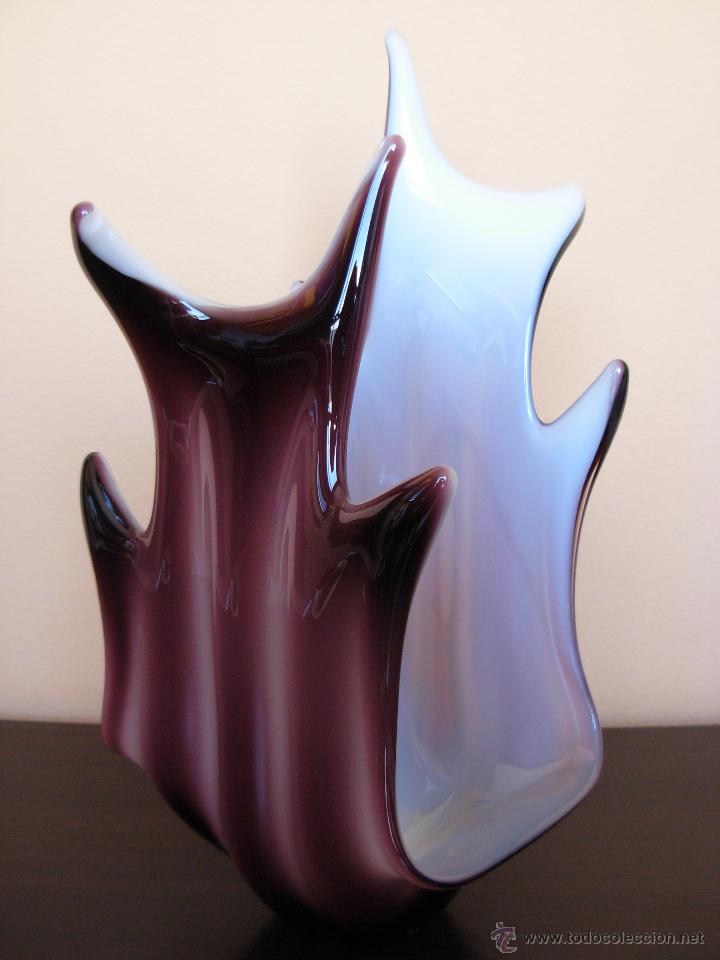 Antig&uuml;edades: Precioso centro de mesa de cristal de murano - Foto 2