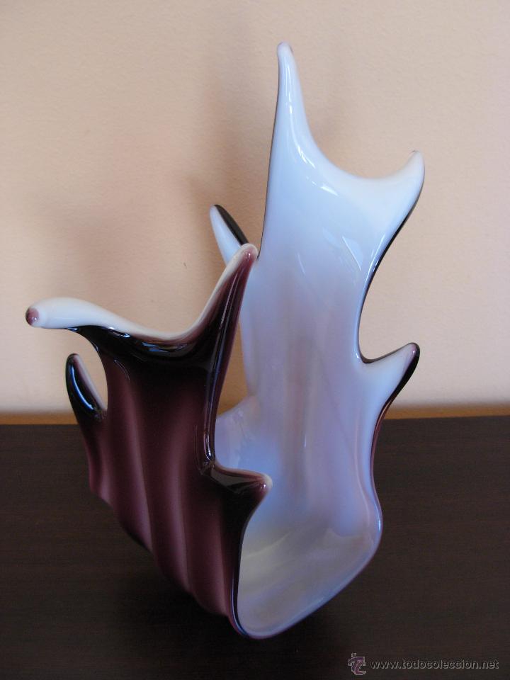 Antig&uuml;edades: Precioso centro de mesa de cristal de murano - Foto 5