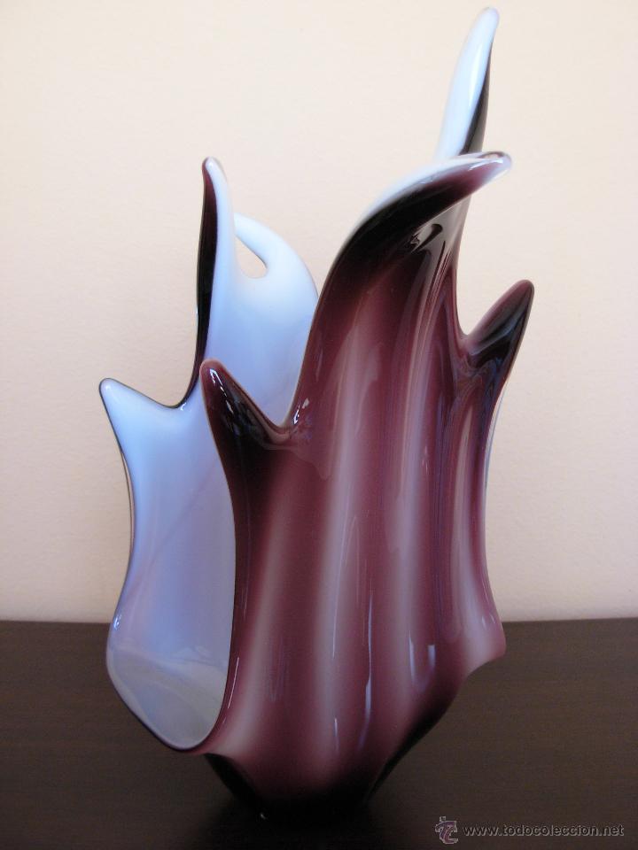 Antig&uuml;edades: Precioso centro de mesa de cristal de murano - Foto 7