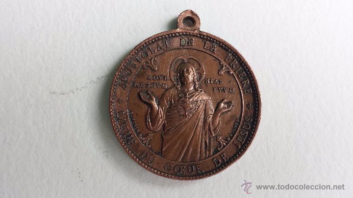 Antig&uuml;edades: medalla apostolac de la priere - Foto 1