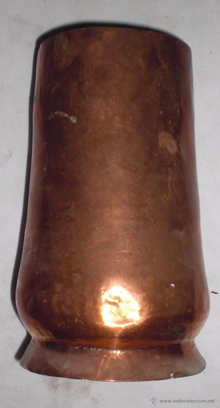 Antig&uuml;edades: Antigua chocolatera de cobre - Foto 1