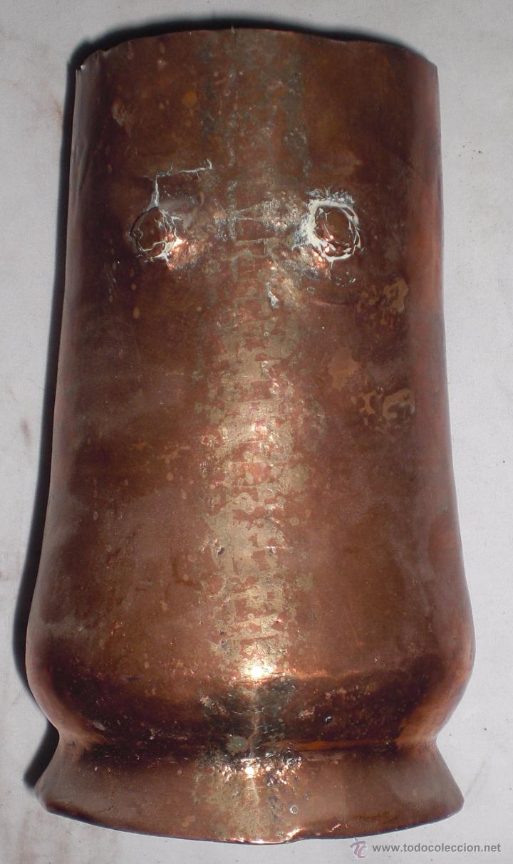 Antig&uuml;edades: Antigua chocolatera de cobre - Foto 2