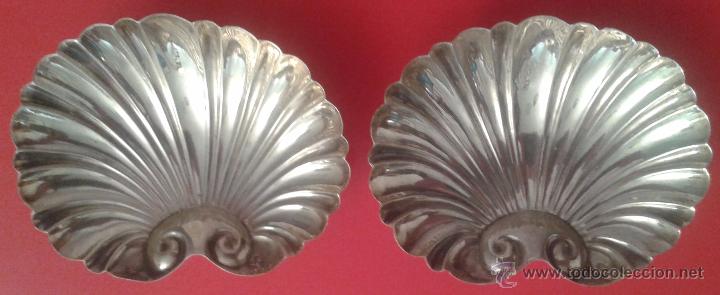 Antig&uuml;edades: DOS CONCHITAS PARA BAUTISMO PRECIOSAS - Foto 1