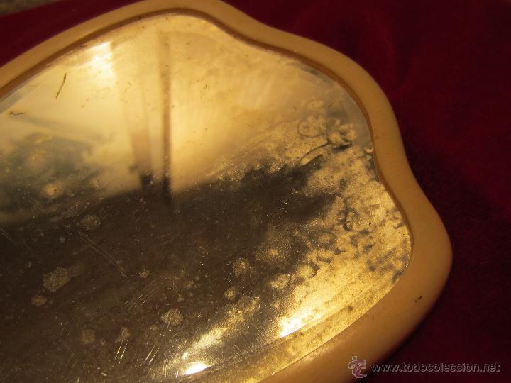 Antig&uuml;edades: espejo de mano art deco - Foto 3