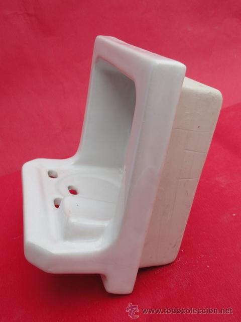 Antig&uuml;edades: ACCESORIO DE LAVABO DE PORCELANA. - Foto 4