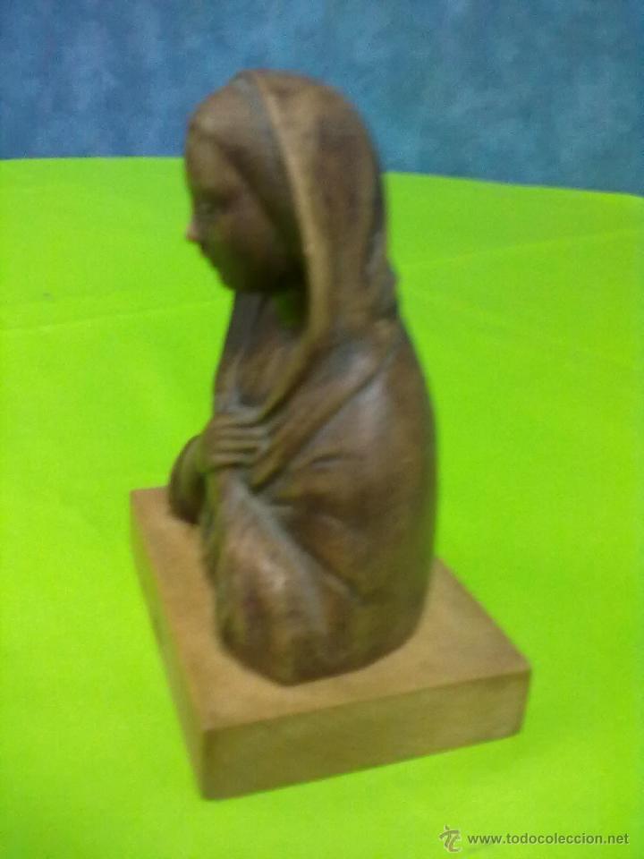 Antig&uuml;edades: BUSTO VIRGEN TERRACOTA - Foto 2