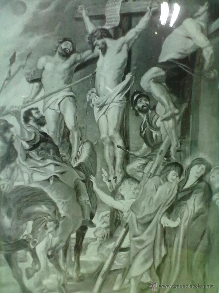 Antig&uuml;edades: BANDEJA CRISTAL CRUCIFIXION - Foto 2