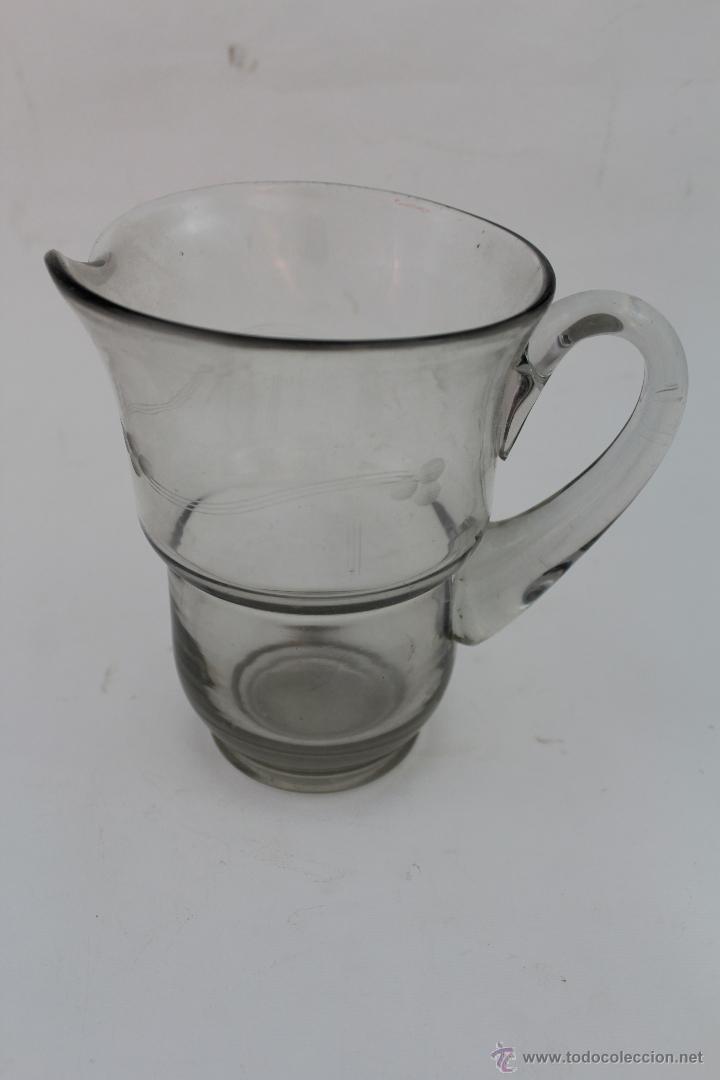 Antig&uuml;edades: jarra antigua de cristal - Foto 5