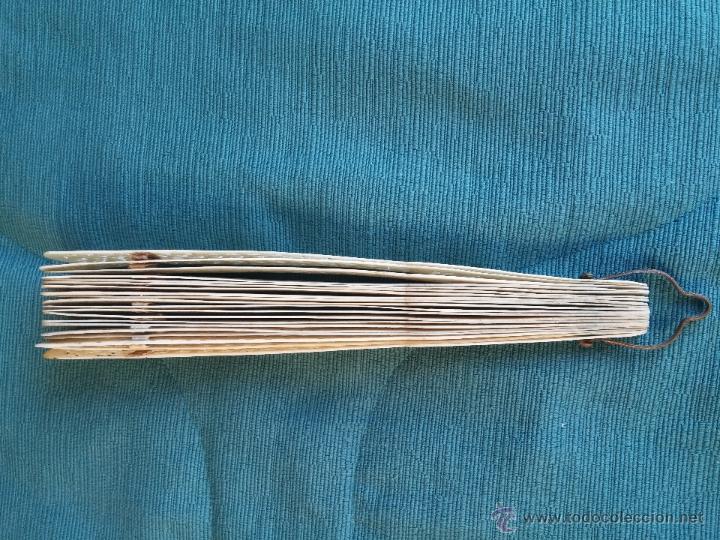 Antig&uuml;edades: Antiguo abanico en hueso - Foto 20