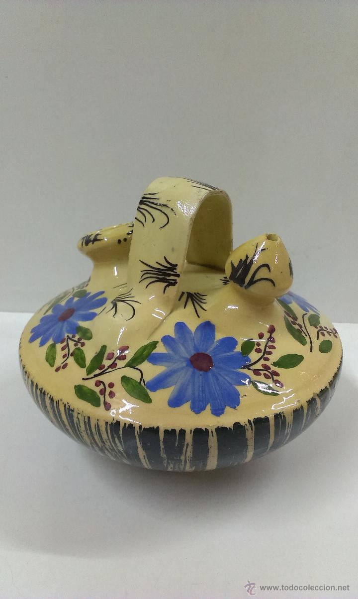 Antig&uuml;edades: BONITO BOTIJO EN CERAMICA PINTADA - Foto 1
