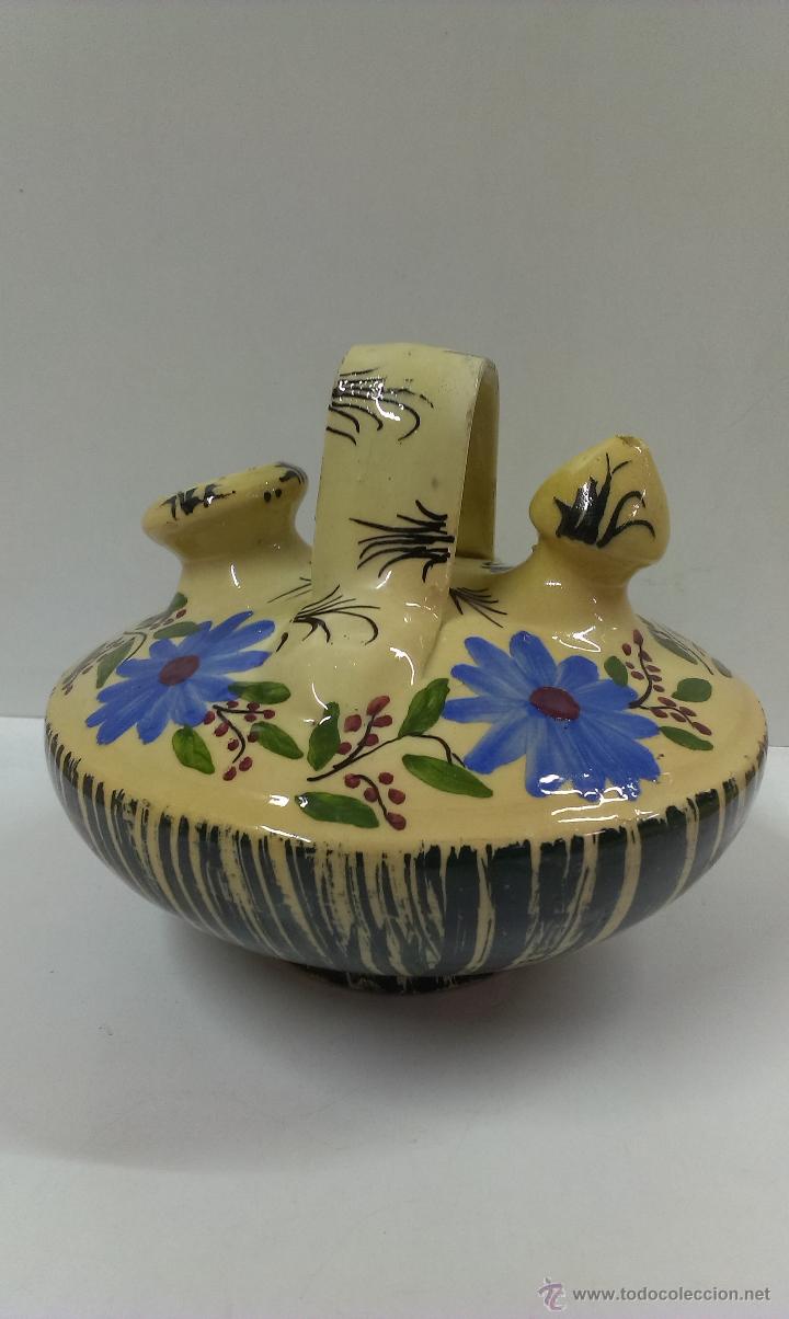 Antig&uuml;edades: BONITO BOTIJO EN CERAMICA PINTADA - Foto 2