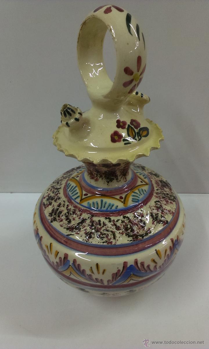 Antig&uuml;edades: BONITO BOTIJO EN CERAMICA PINTADA - Foto 3