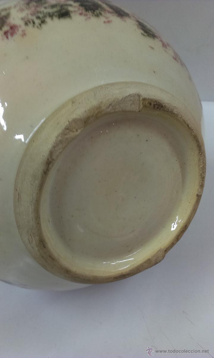 Antig&uuml;edades: BONITO BOTIJO EN CERAMICA PINTADA - Foto 5