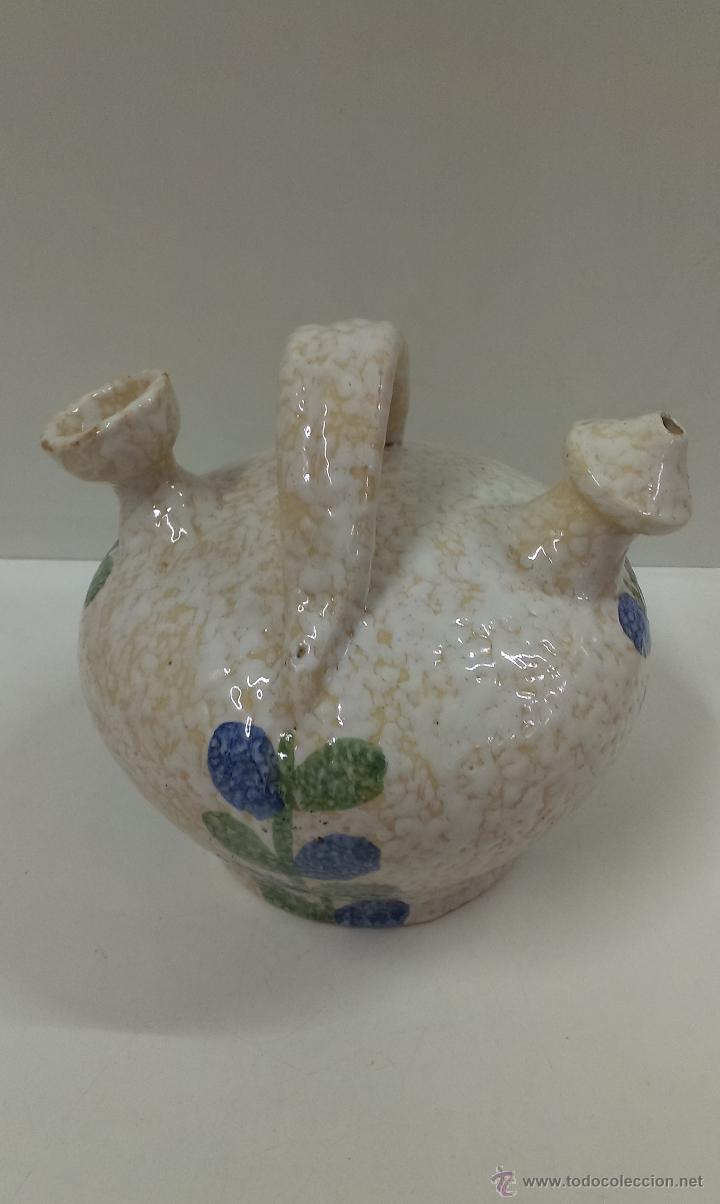Antig&uuml;edades: BONITO BOTIJO EN CERAMICA PINTADA - Foto 1