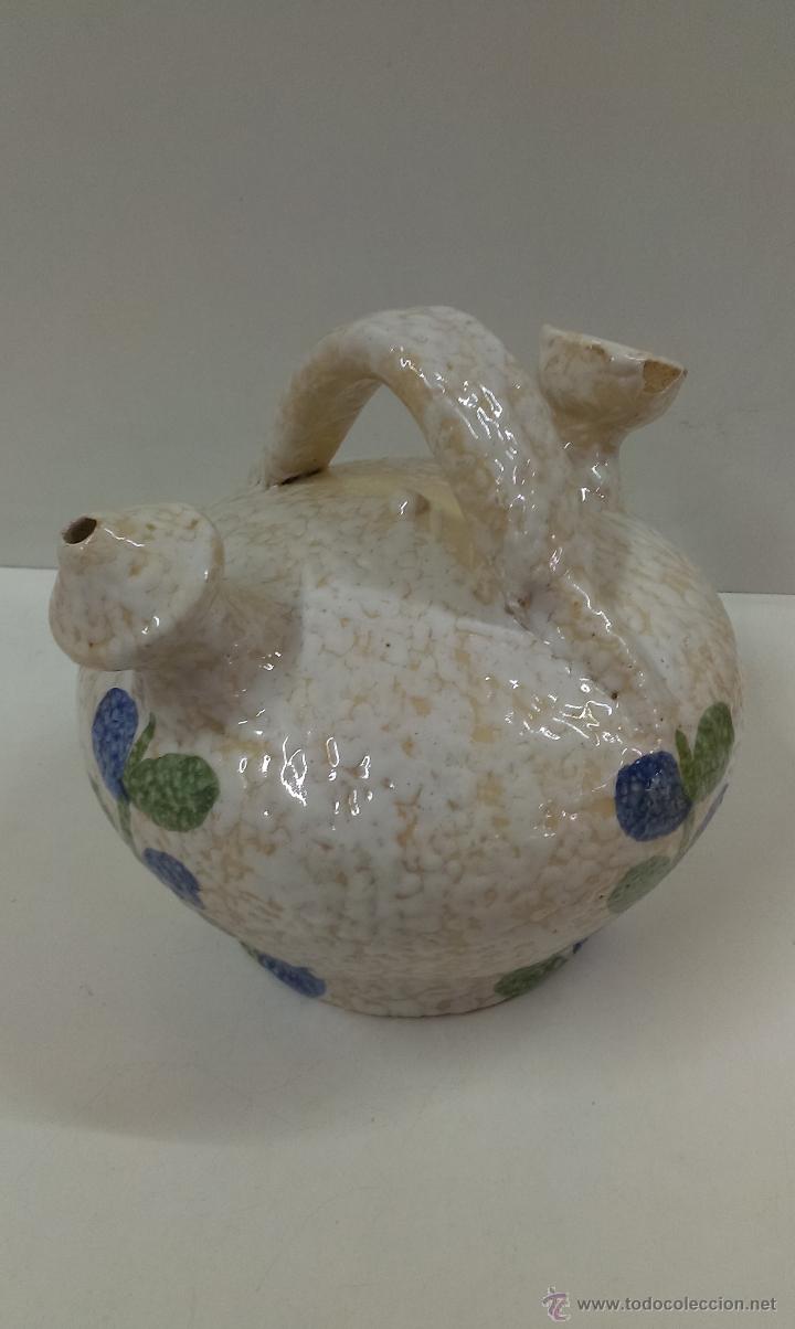 Antig&uuml;edades: BONITO BOTIJO EN CERAMICA PINTADA - Foto 2