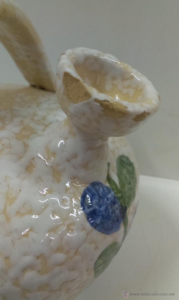 Antig&uuml;edades: BONITO BOTIJO EN CERAMICA PINTADA - Foto 3