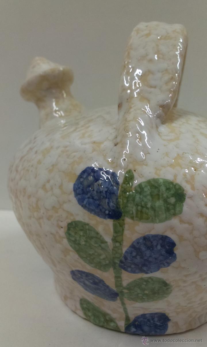 Antig&uuml;edades: BONITO BOTIJO EN CERAMICA PINTADA - Foto 4