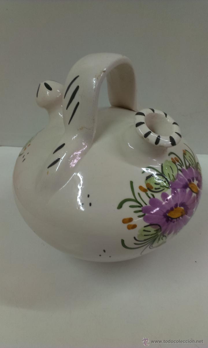 Antig&uuml;edades: BONITO BOTIJO EN CERAMICA PINTADA - Foto 3