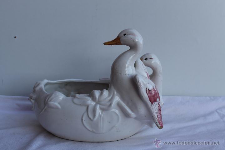 Antig&uuml;edades: CENTRO DE MESA DE CERAMICA - Foto 2