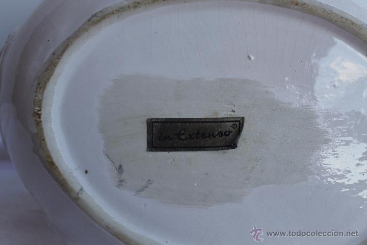 Antig&uuml;edades: CENTRO DE MESA DE CERAMICA - Foto 3