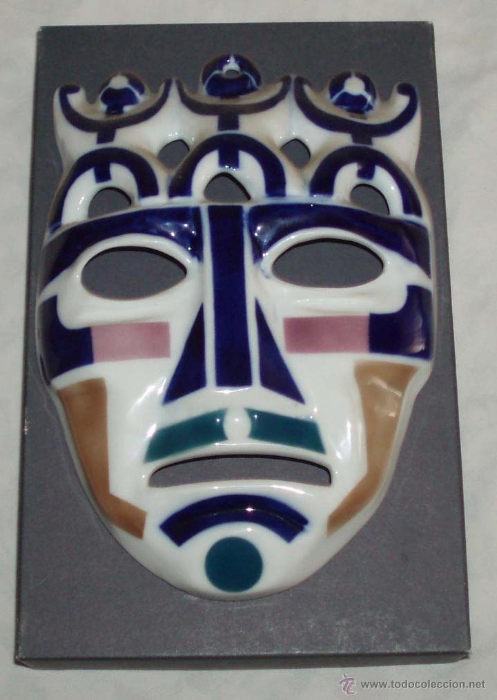 Antig&uuml;edades: mascara de sargadelos de 20 cms - Foto 1