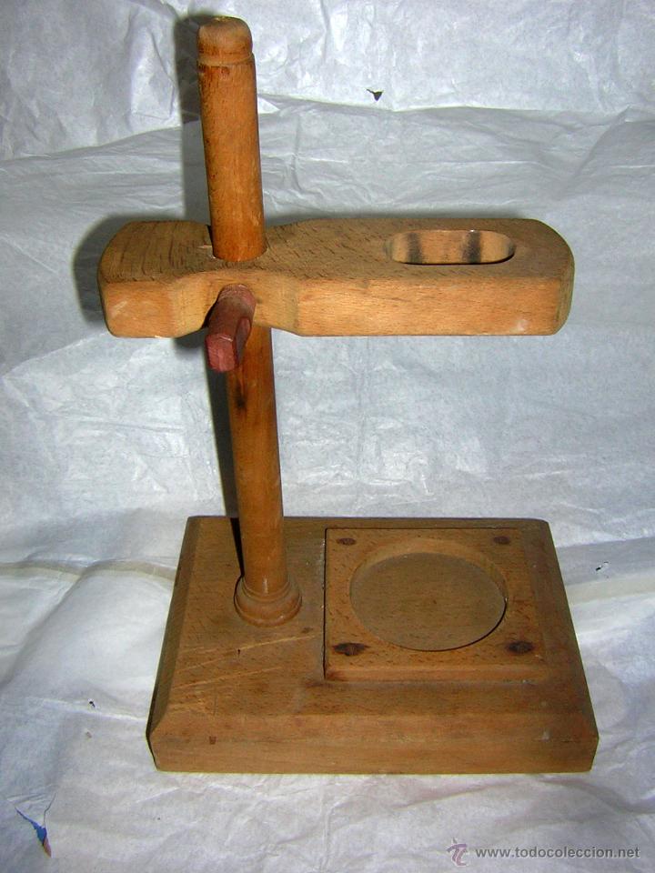 Antig&uuml;edades: DE LABORATORIO CONJUNTO CON UN SOPORTE DE MADERA - Foto 6