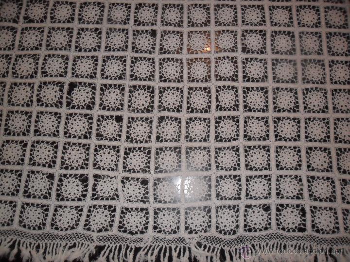 Antig&uuml;edades: Gran colcha antigua en crochet - Foto 6