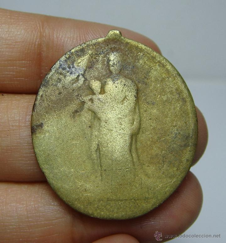 Antig&uuml;edades: Antigua Medalla Religiosa. - Foto 2