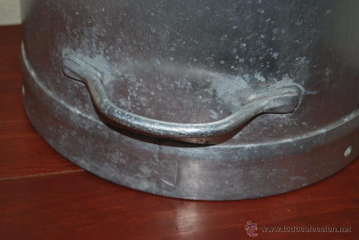 Antig&uuml;edades: LECHERA DE ALUMINIO - OLLA DE LECHE - CANTABRIA - Foto 3