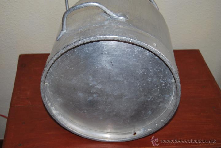 Antig&uuml;edades: LECHERA DE ALUMINIO - OLLA DE LECHE - CANTABRIA - Foto 8