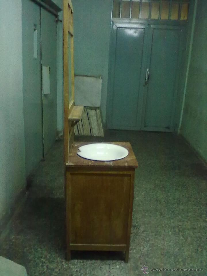 Antig&uuml;edades: MUEBLE LAVABO PARA RESTAURAR. - Foto 6