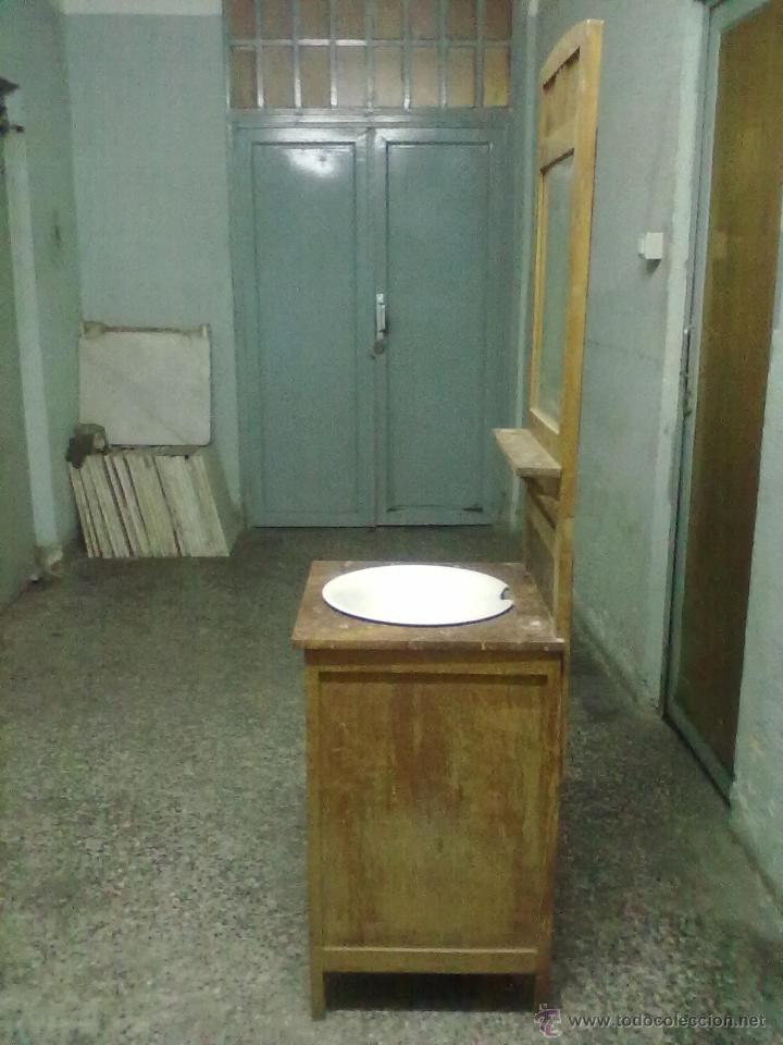 Antig&uuml;edades: MUEBLE LAVABO PARA RESTAURAR. - Foto 8