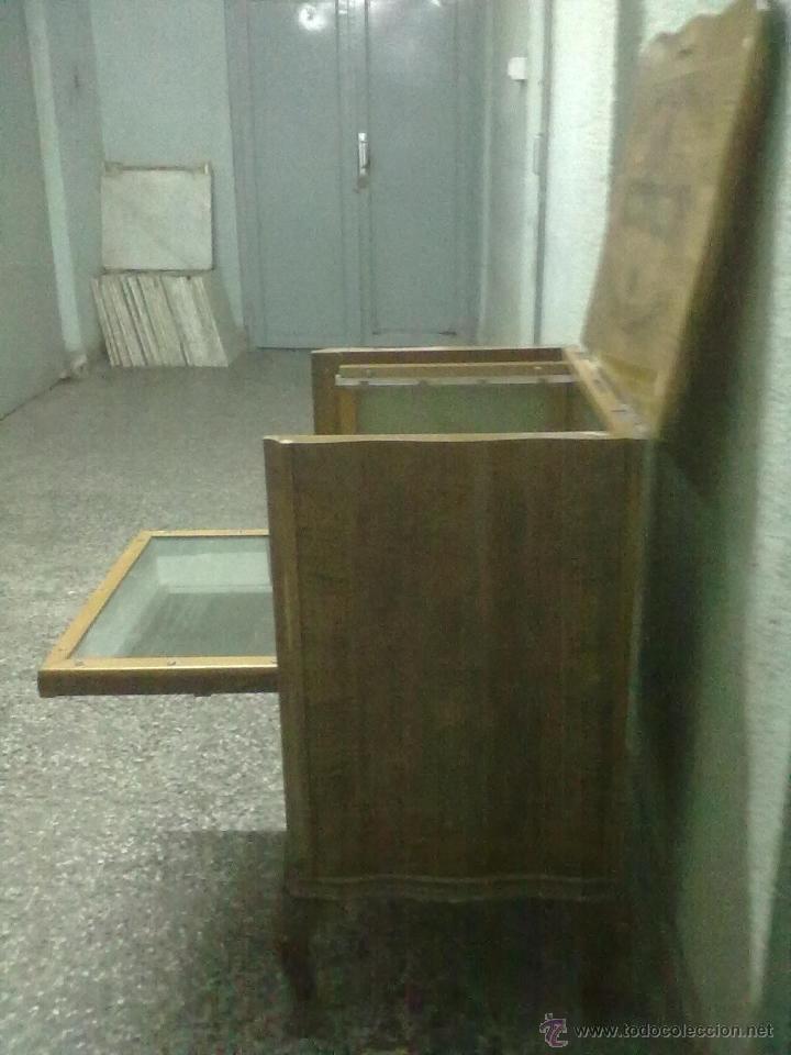 Antig&uuml;edades: MUEBLE BAR LUIS XV NOGAL - Foto 3