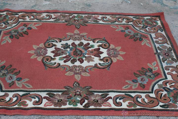 Antig&uuml;edades: ALFOMBRA ESPA&Ntilde;OLA RECTANGULAR - Foto 3